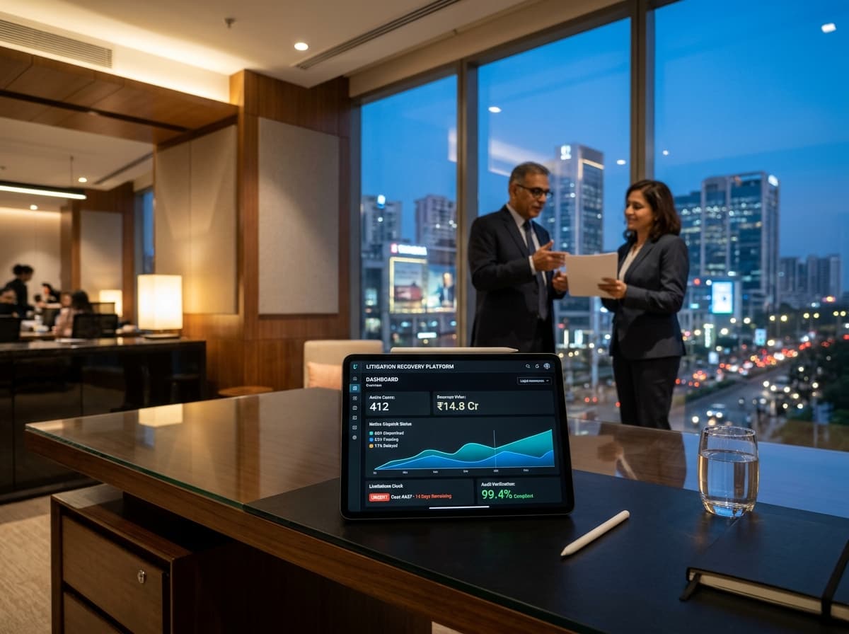 Veritas Law Partners Statutory Pre-Litigation Recovery Platform Dashboard